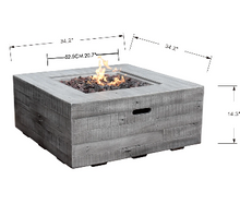 Load image into Gallery viewer, Modeno - Wilton Fire Table - classic grey natural gas