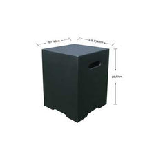 Load image into Gallery viewer, Black Square Tank Cover