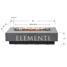 Load image into Gallery viewer, Elementi Hampton Fire Table