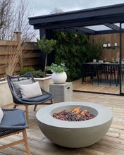 Load image into Gallery viewer, Elementi Lunar Fire Table - Light Grey
