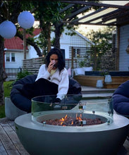 Load image into Gallery viewer, Elementi Lunar Fire Table - Light Grey