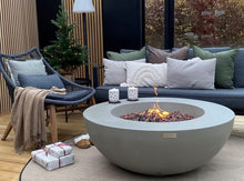 Load image into Gallery viewer, Elementi Lunar Fire Table - Light Grey