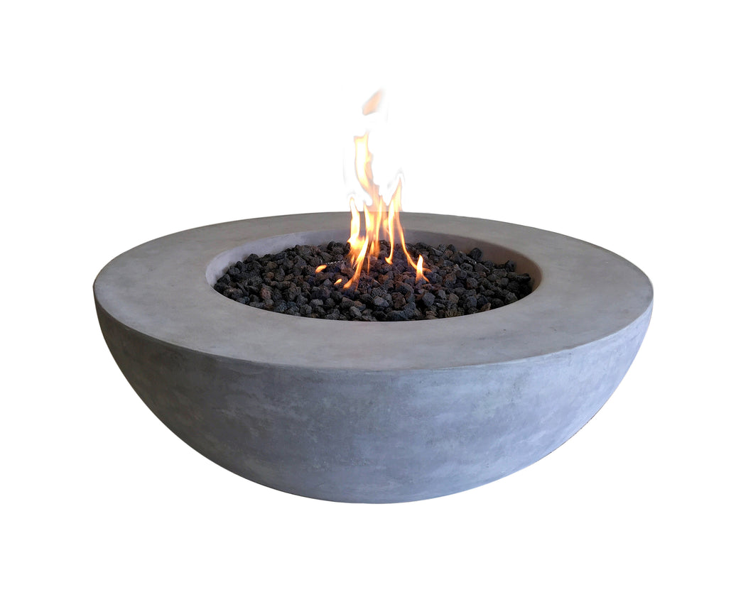 Elementi Lunar Fire Table - Light Grey