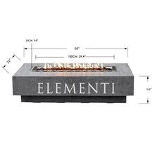 Load image into Gallery viewer, Elementi Hampton Fire Table
