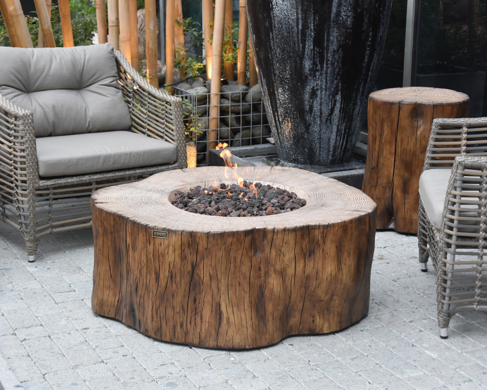 Elementi Manchester Fire Table Redwood Firepit Outfitters