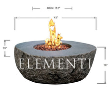 Load image into Gallery viewer, Elementi Boulder Fire Table
