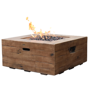 Modeno - Wilton Fire Table - Redwood